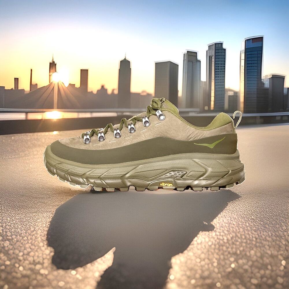 HOKA Tor Summit Moss Green Spruce Vibram 1147952 MPR Men’s 7 Women’s 8